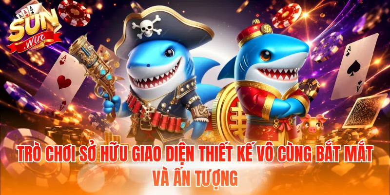 Trò chơi sở hữu giao diện thiết kế vô cùng bắt mắt và ấn tượng
